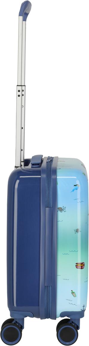 Travelite Minimover Kinderkoffer Hartschale Pirate - Blau