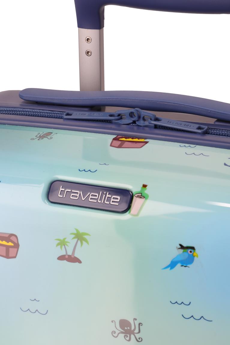 Travelite Minimover Kinderkoffer Hartschale Pirate - Blau