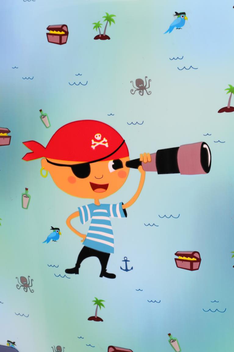 Travelite Minimover Kinderkoffer Hartschale Pirate - Blau