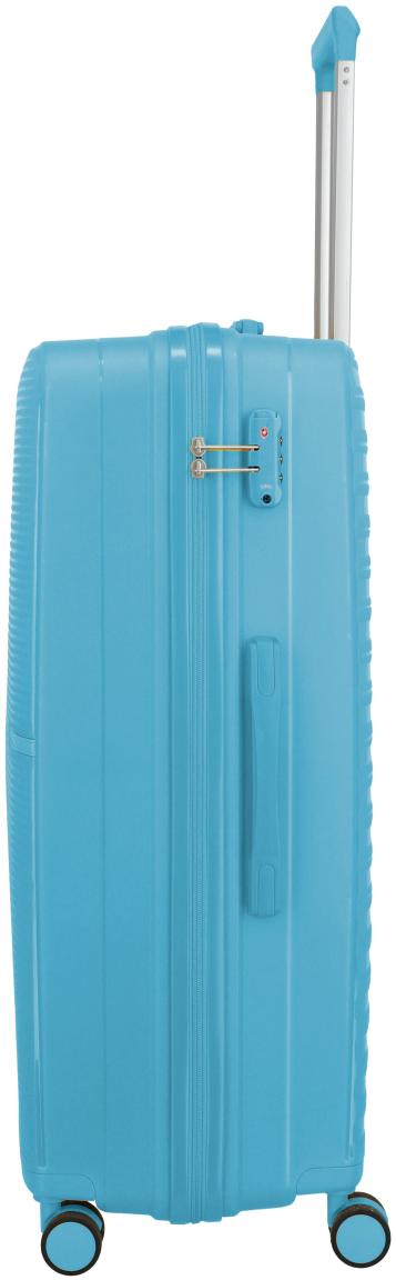 Travelite Pacific Trolley L Koffer Hartschale Light Blue - Blau