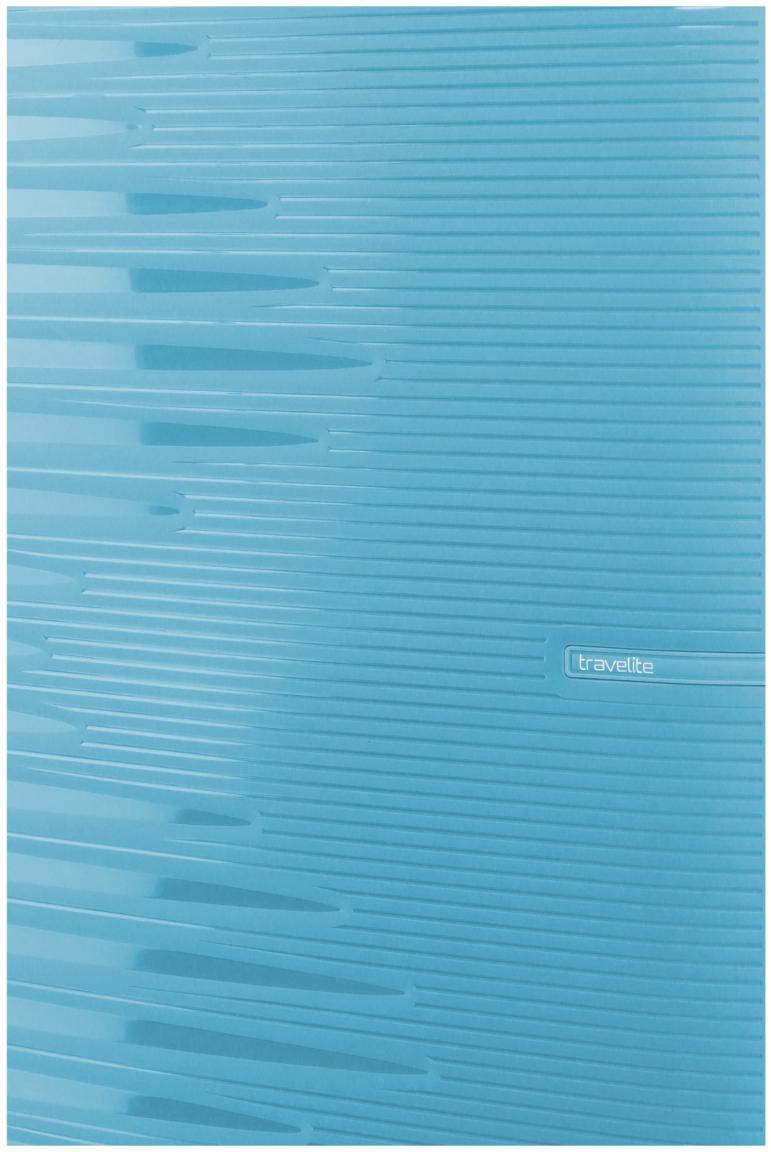 Travelite Pacific Trolley L Koffer Hartschale Light Blue - Blau
