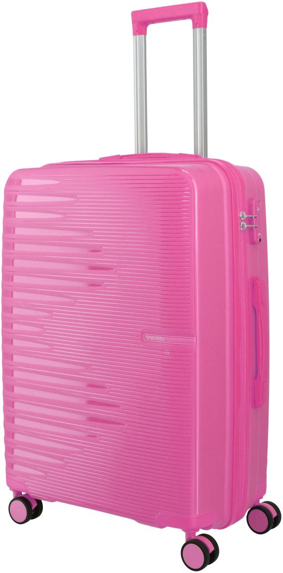 Travelite Pacific Trolley L/M/S Kofferset Hartschale Pink