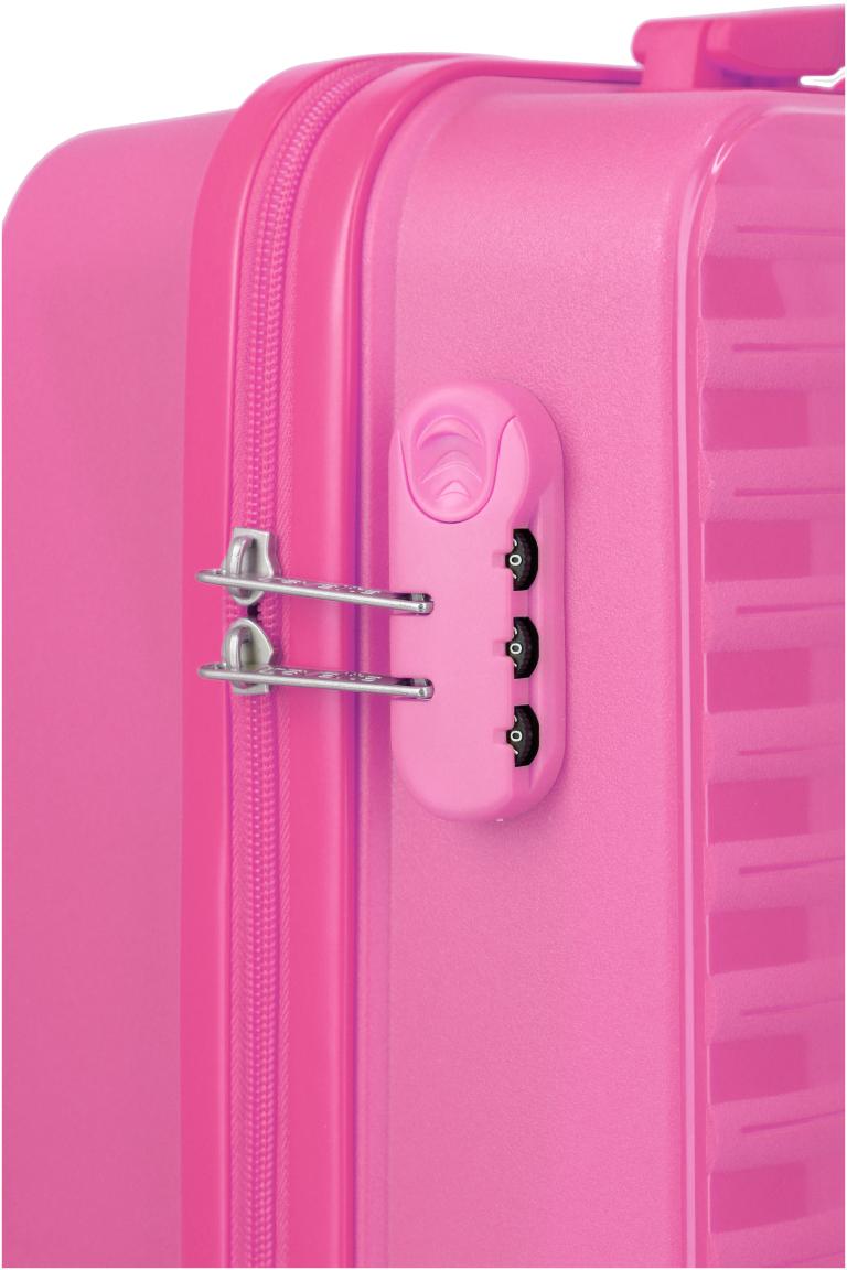 Travelite Pacific Trolley L/M/S Kofferset Hartschale Pink