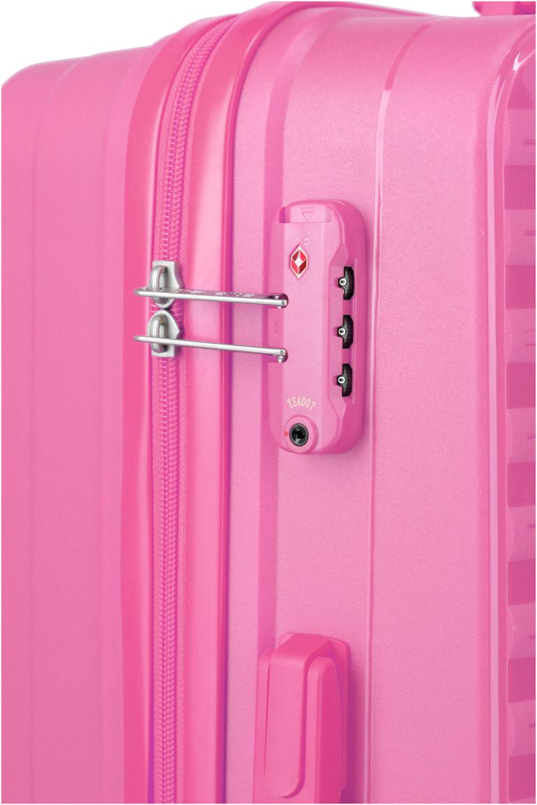 Travelite Pacific Trolley M Koffer Hartschale Pink