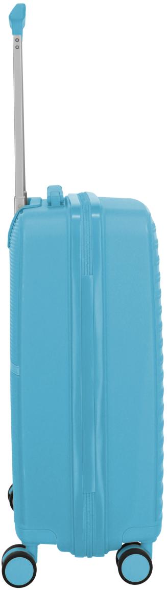 Travelite Pacific Trolley S Handgepäckkoffer Hartschale Light Blue - Blau