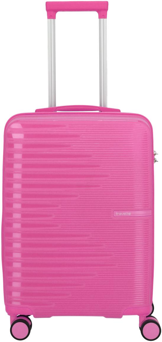 Travelite Pacific Trolley S Handgepäckkoffer Hartschale Pink