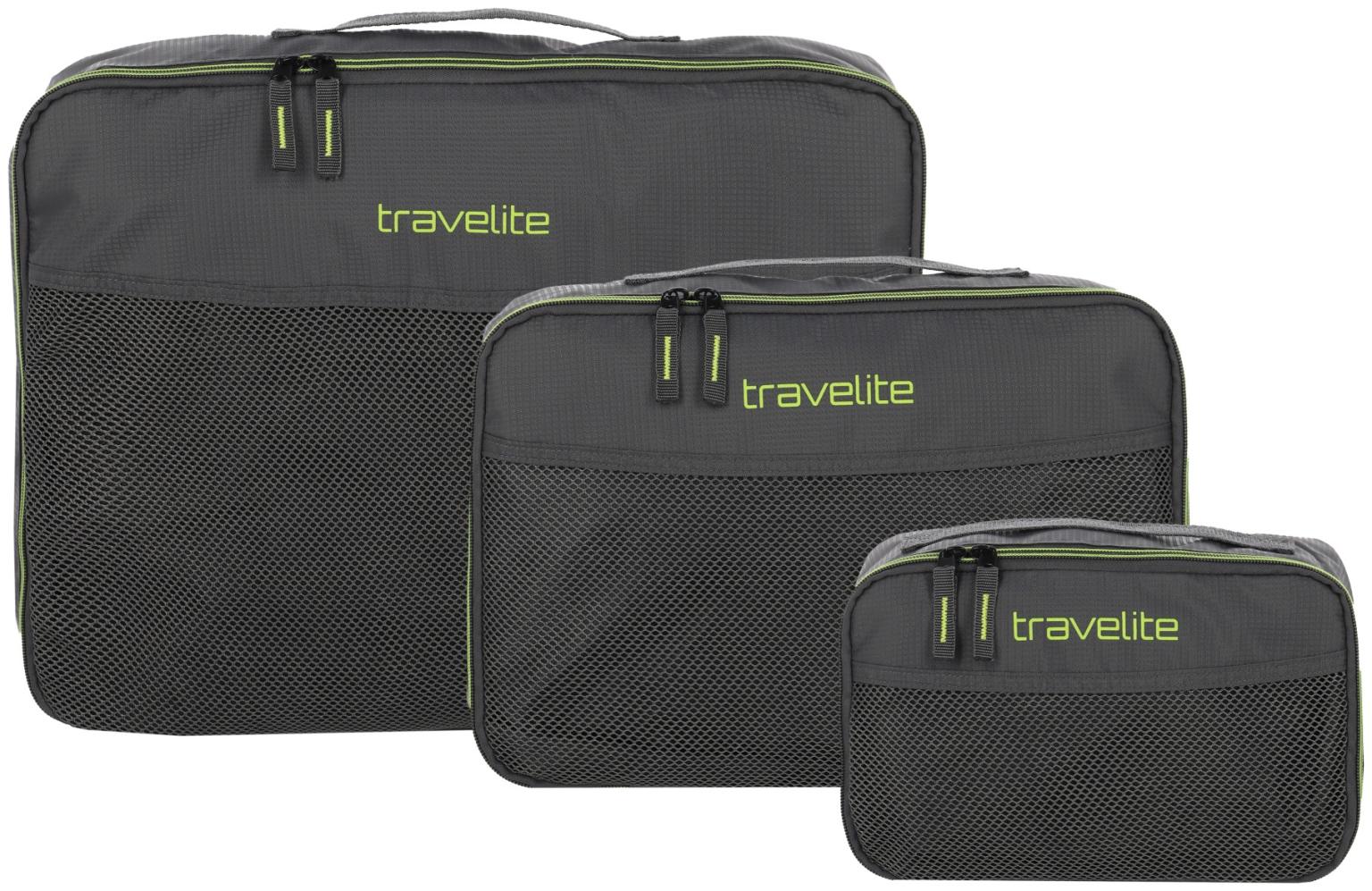 Travelite Packhilfen 3teiliges Set anthrazit