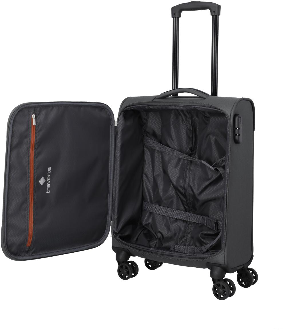 Travelite Priego Trolley L/M/S Kofferset Anthracite - Grau