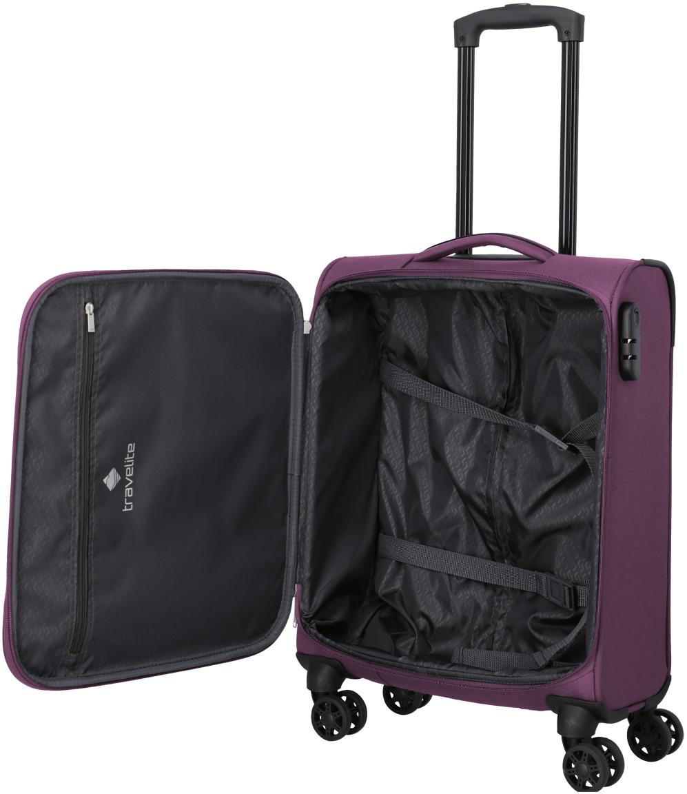 Travelite Priego Trolley L/M/S Kofferset Berry - Lila