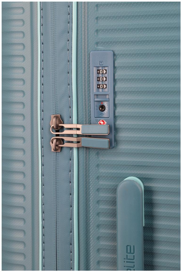 Travelite Roomer Trunk L/M Kofferset Hartschale Aqua - Türkis