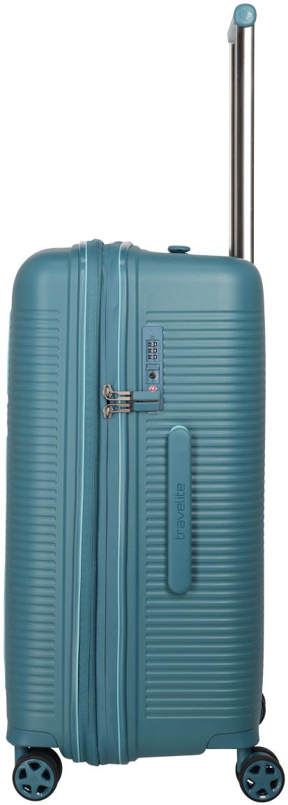 Travelite Roomer Trunk L/M Kofferset Hartschale Aqua - Türkis