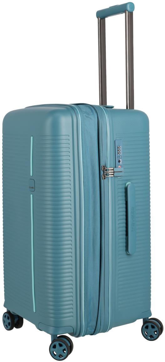 Travelite Roomer Trunk L/M Kofferset Hartschale Aqua - Türkis