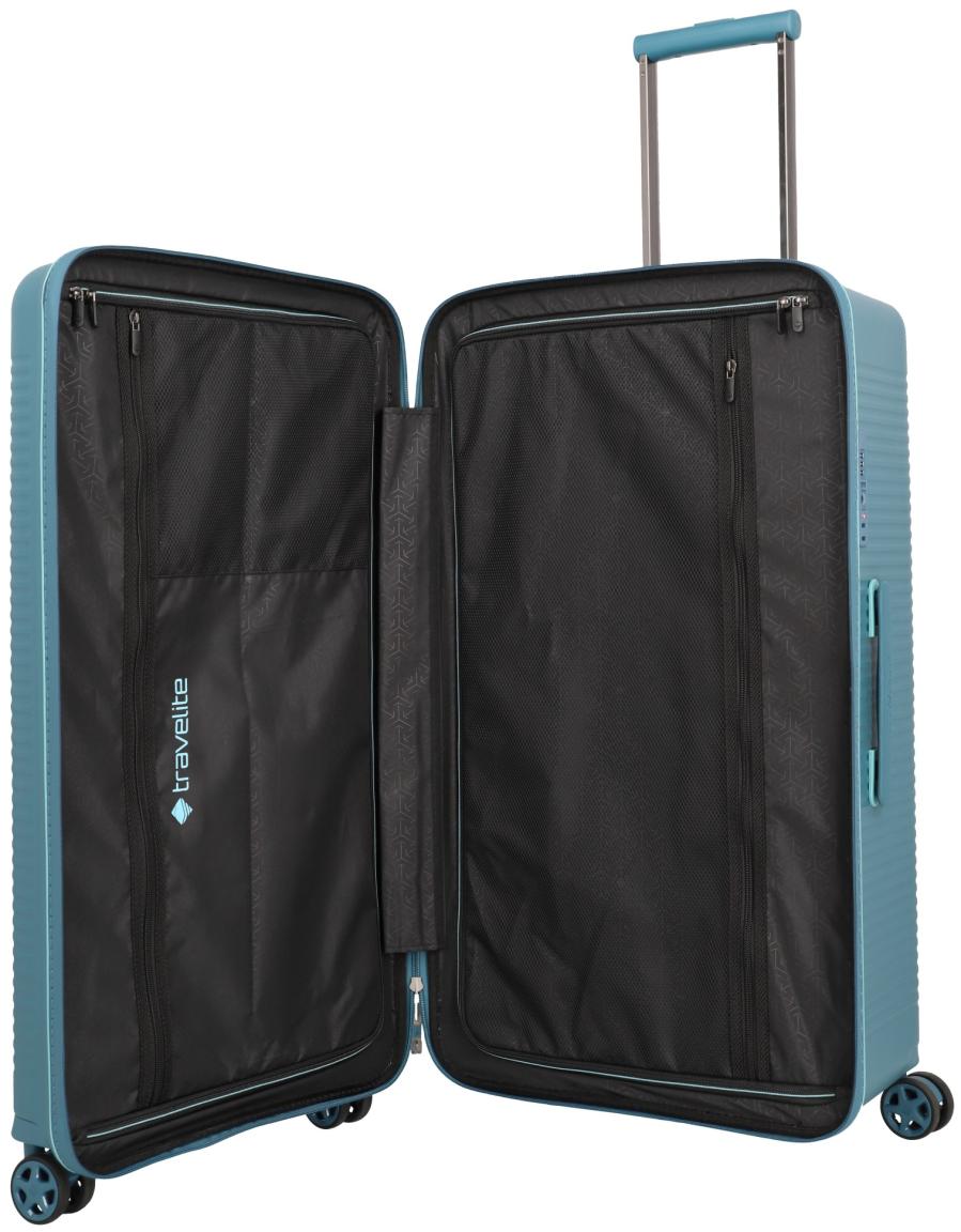 Travelite Roomer Trunk L/M Kofferset Hartschale Aqua - Türkis