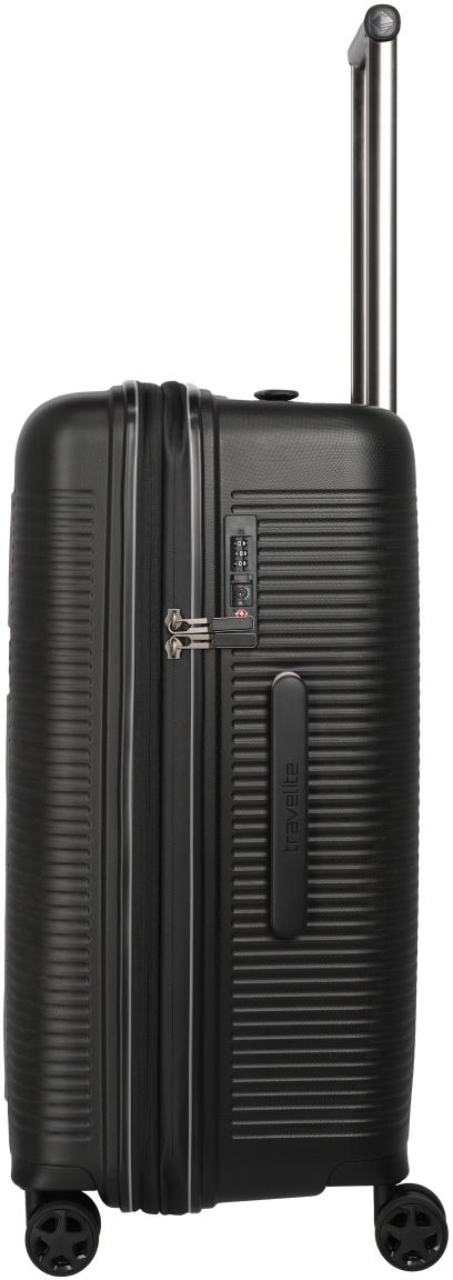 Travelite Roomer Trunk L/M Kofferset Hartschale Schwarz