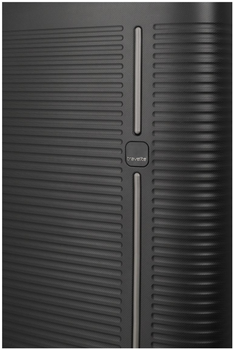 Travelite Roomer Trunk L/M Kofferset Hartschale Schwarz