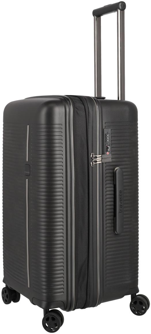 Travelite Roomer Trunk L/M Kofferset Hartschale Schwarz