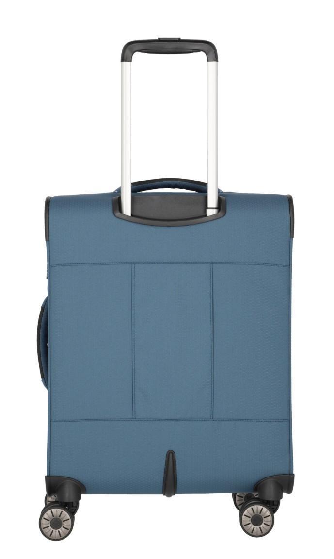 Travelite Skaii M 67cm erweiterbar Panoramablau Reisetrolley
