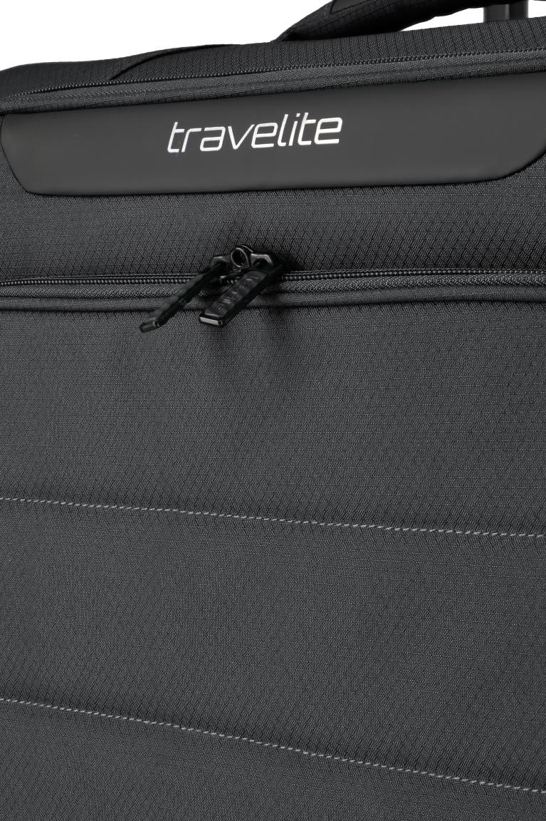 Travelite Skaii Rollenkoffer L Dehnfalte Anthracite - Grau