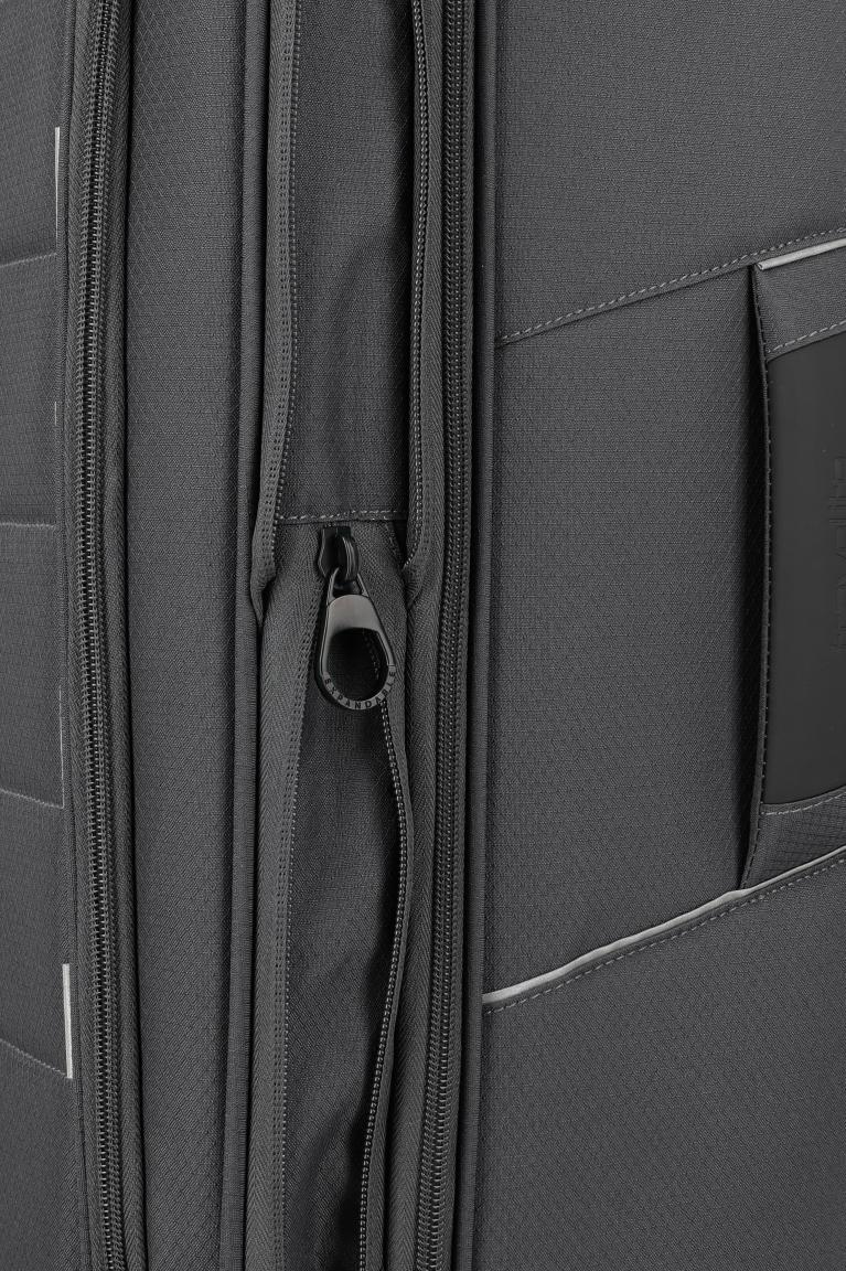Travelite Skaii Rollenkoffer L Dehnfalte Anthracite - Grau
