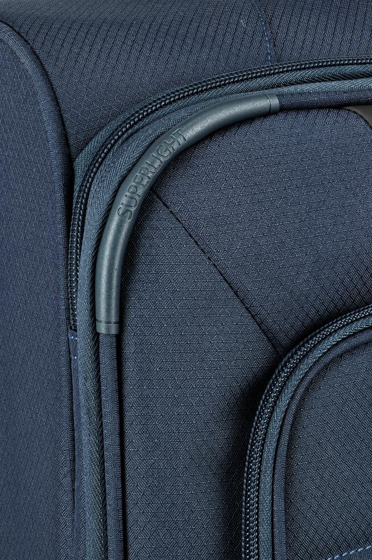 Travelite Skaii Rollenkoffer L Dehnfalte Navy - Blau