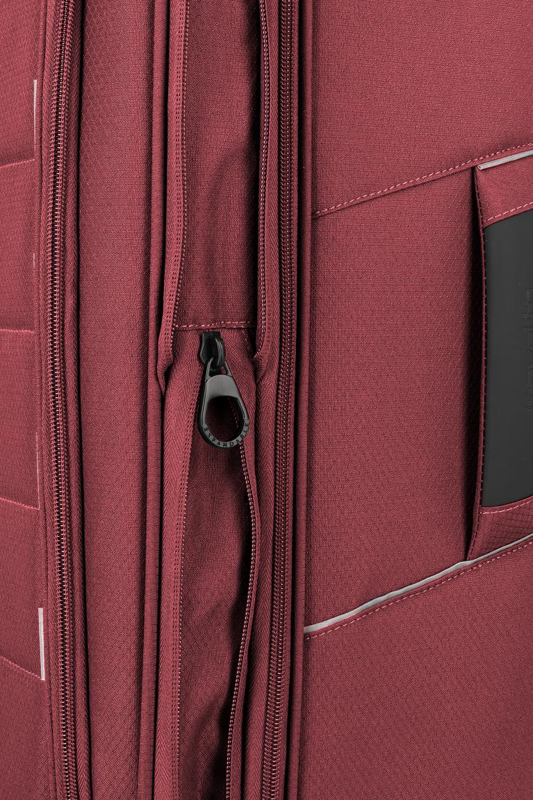 Travelite Skaii Rollenkoffer L Dehnfalte Rot
