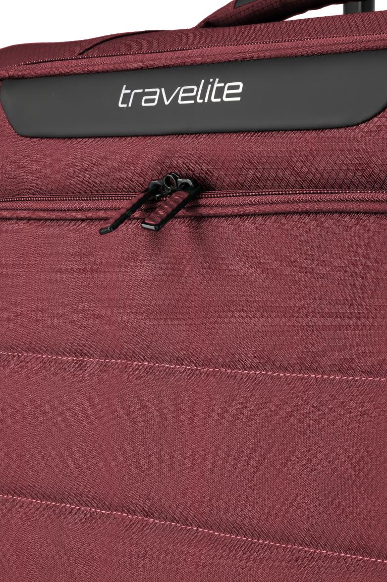 Travelite Skaii Rollenkoffer L Dehnfalte Rot