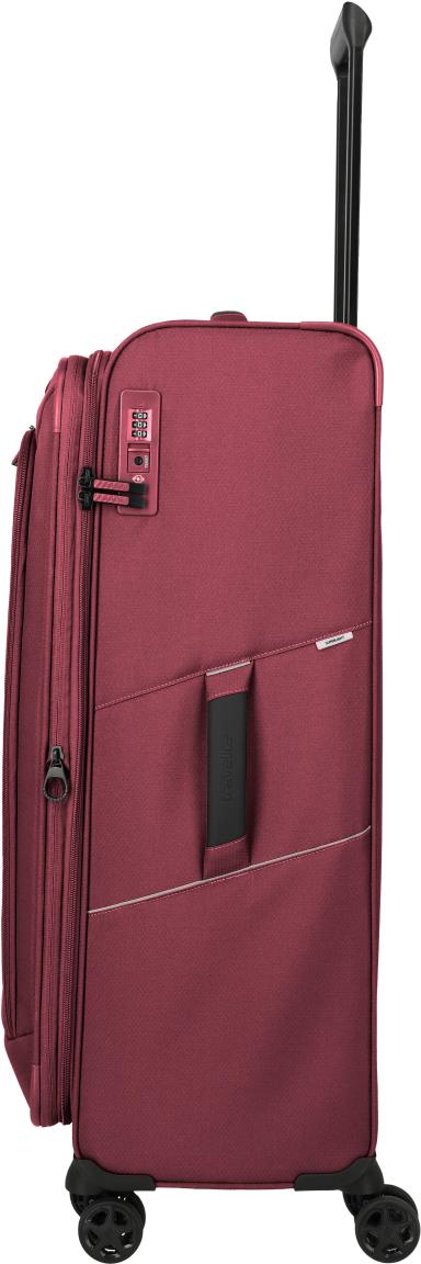 Travelite Skaii Rollenkoffer L Dehnfalte Rot