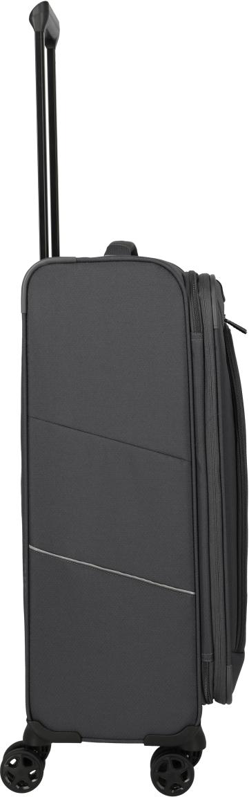 Travelite Skaii Rollenkoffer M Dehnfalte Anthracite - Grau