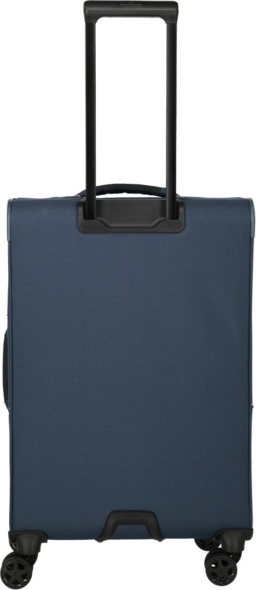 Travelite Skaii Rollenkoffer M Dehnfalte Navy - Blau