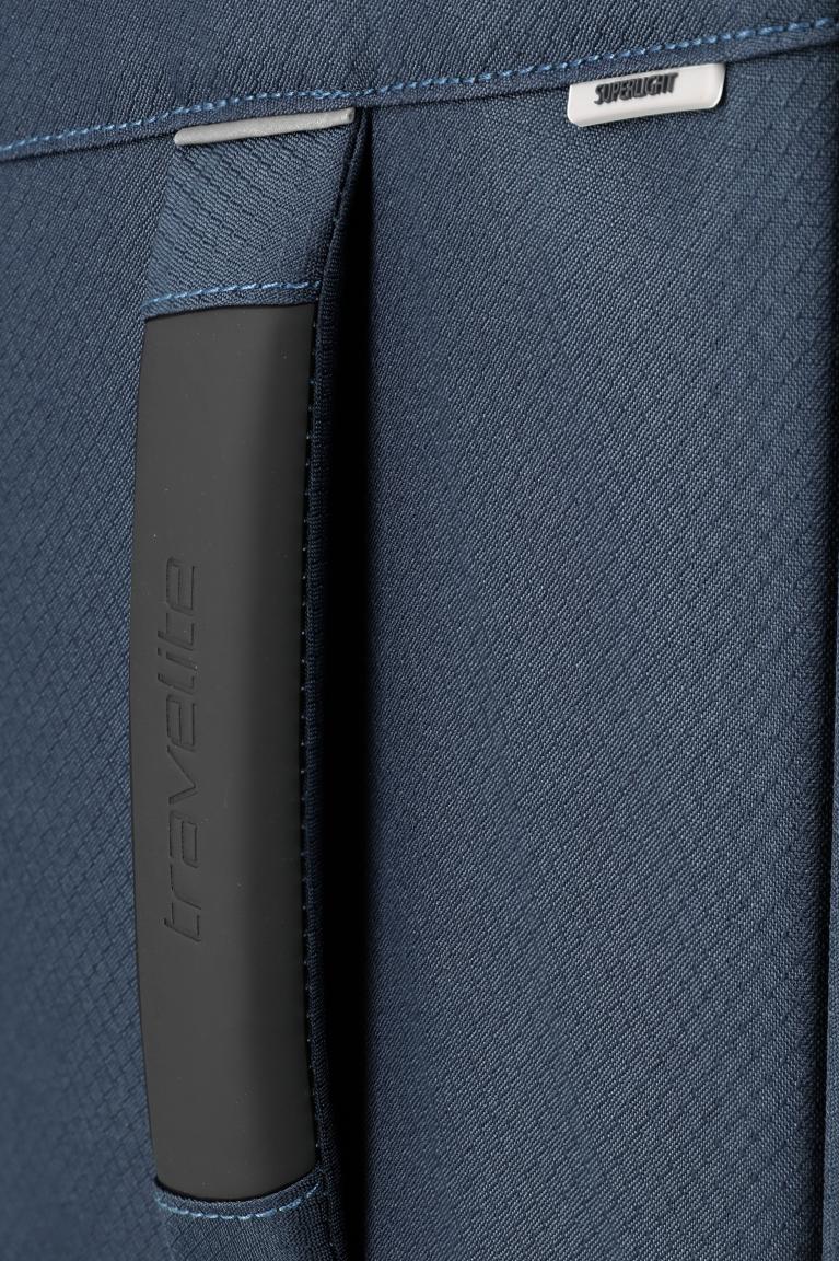 Travelite Skaii Rollenkoffer M Dehnfalte Navy - Blau