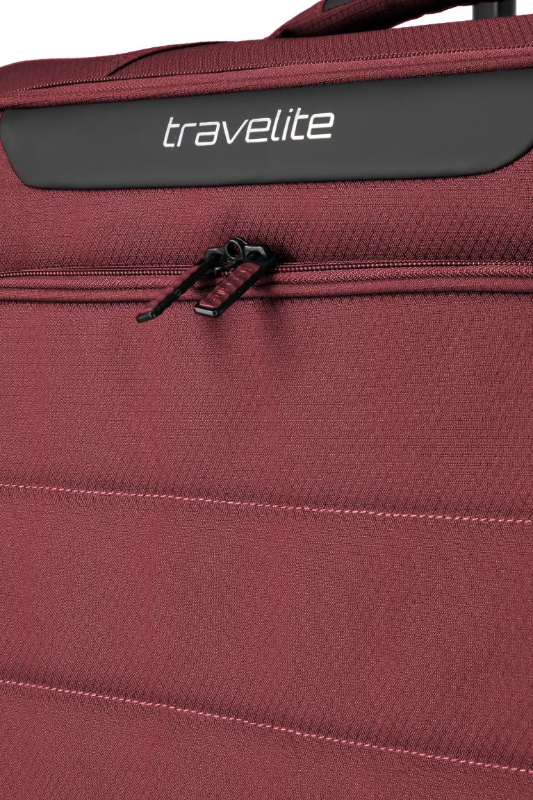 Travelite Skaii Rollenkoffer M Dehnfalte Rot