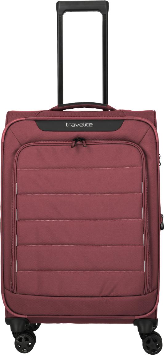Travelite Skaii Rollenkoffer M Dehnfalte Rot