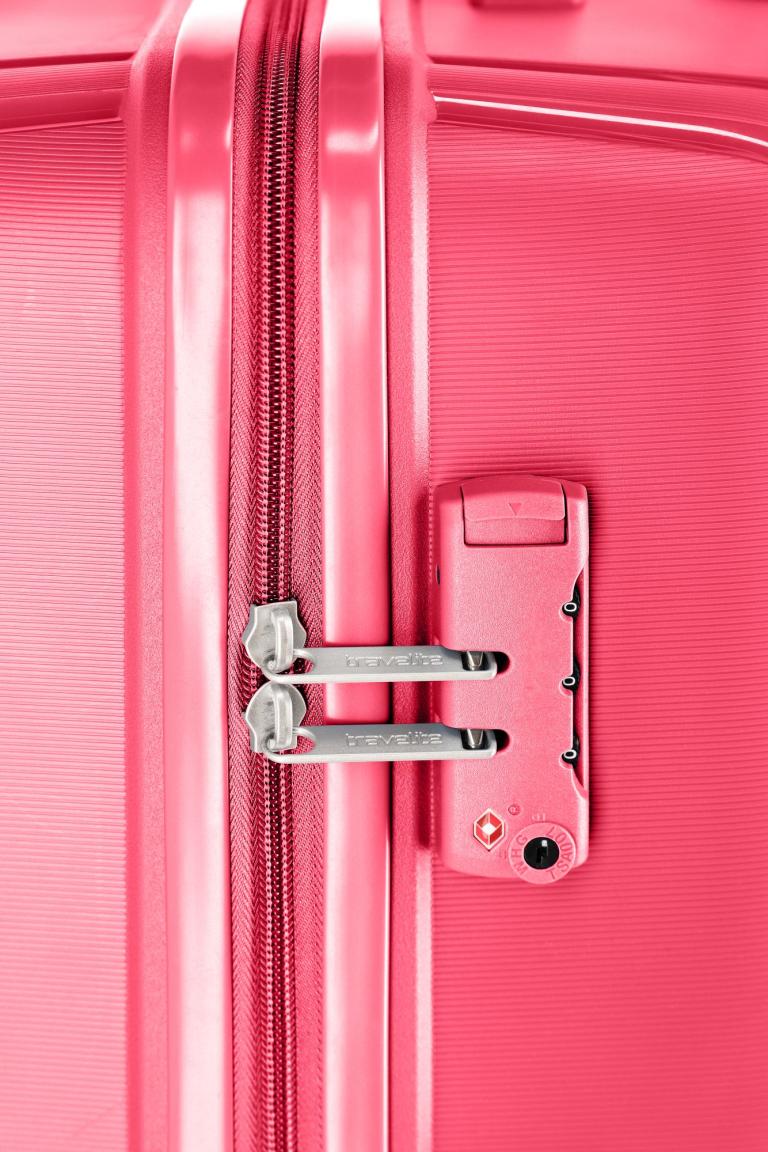 Travelite Vaka Cyclam pink Rollenkofferset 3teilig L/M/S