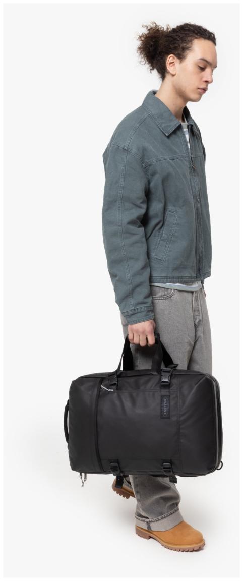 Travelpack Tarp Black Eastpak Reisetasche mit Rucksackfunktion Beschichtung