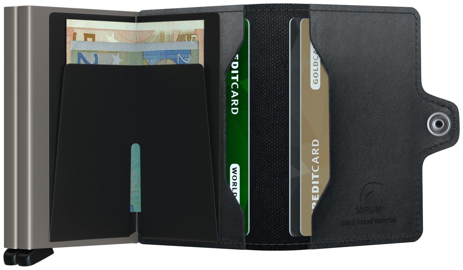 Twinwallet Mirum Black schwarz Secrid Kartenbörse