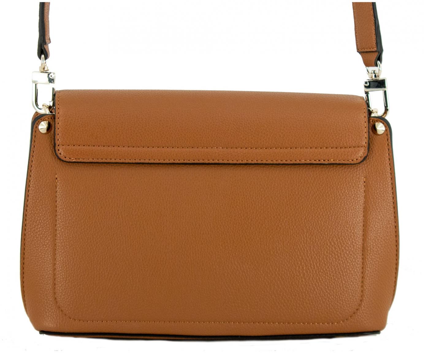 Überaschlagtasche Guess Meridian Latte Logo Flap Crossbody beige braun