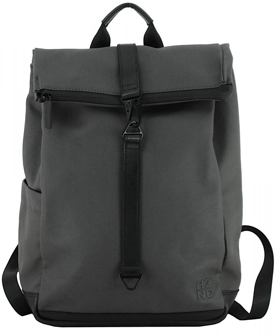 Überschlagrucksack dunkelbraun Retrolook H2ND City Lights Mailand Nordic Copper
