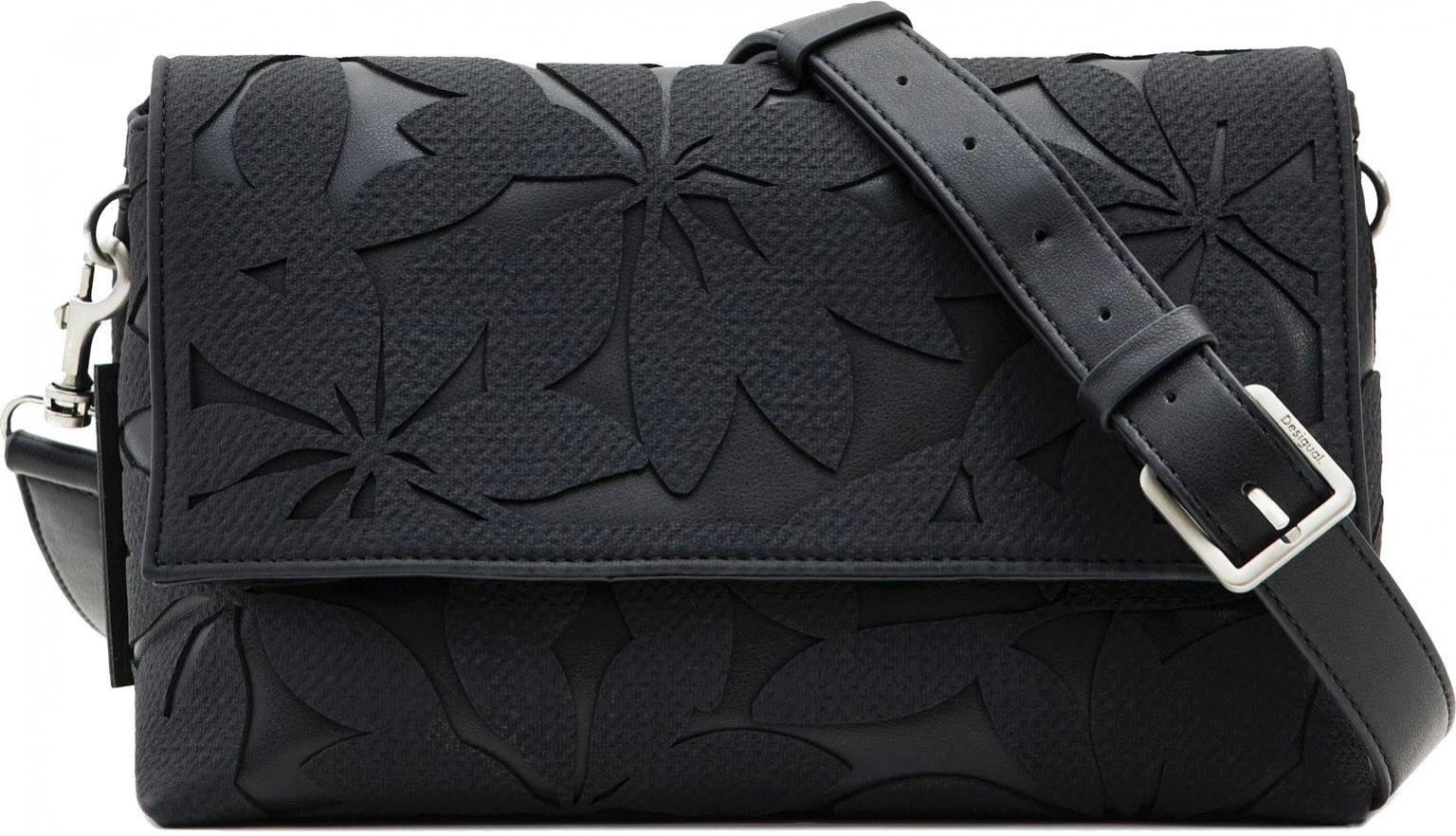 Überschlagtasche Desigual Onyx Venecia Nero Black Flowers
