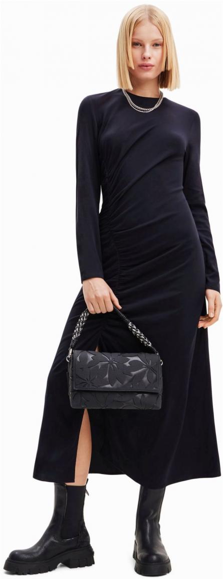 Überschlagtasche Desigual Onyx Venecia Nero Black Flowers
