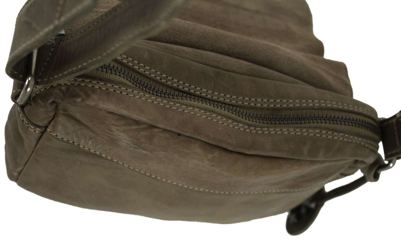 Überschlagtasche Harbour2nd Khaki Laura grün Anker