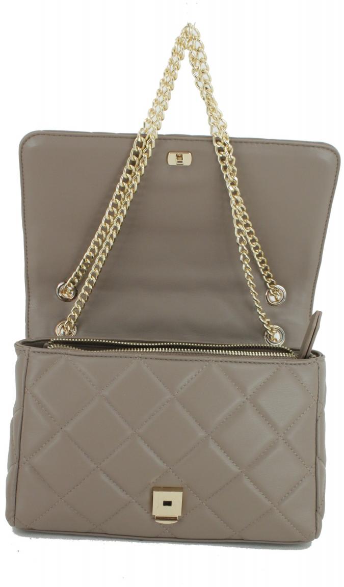 Überschlagtasche dunkelblau Steppnähte Valentino Ocarina Blu