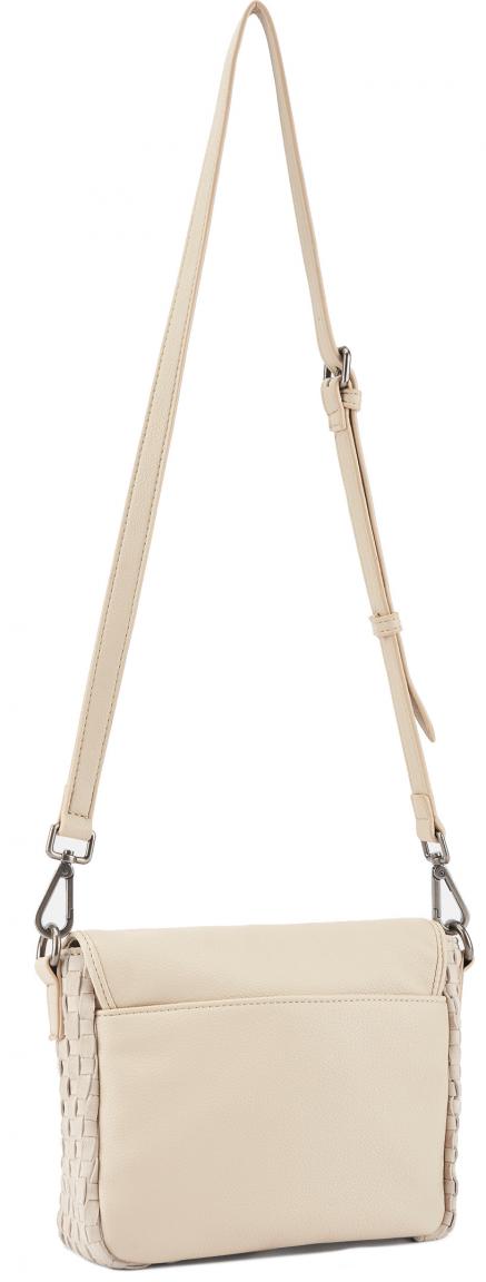 Überschlagtasche hellbeige FREDsBRUDER Natural Flow Oat Milk Flechtoptik