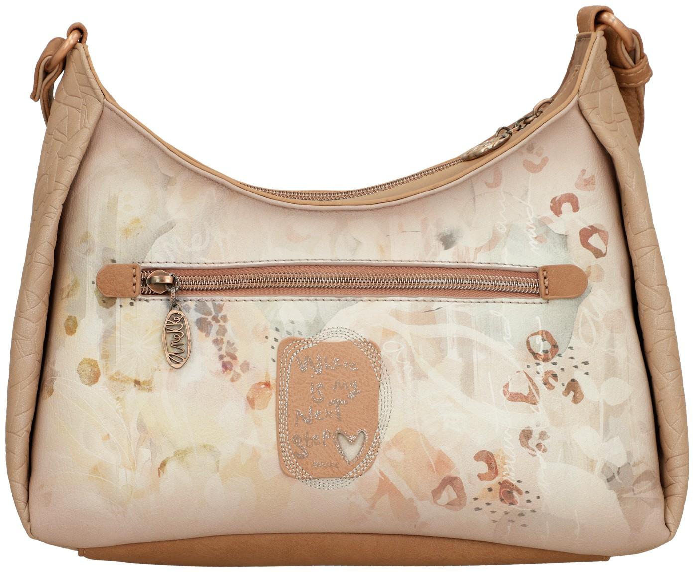 Umhängetasche Anekke Memories Glitzer beige