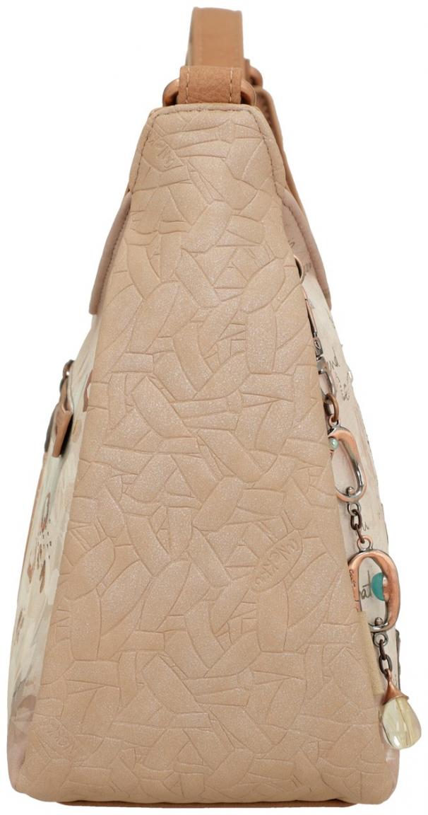 Umhängetasche Anekke Memories Glitzer beige