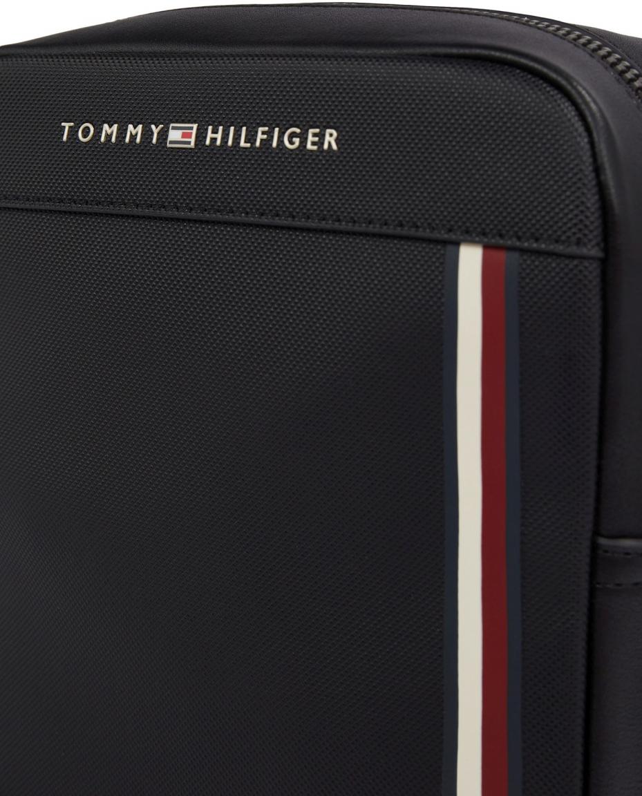 Umhängetasche Black Pique Mini Reporter Tommy Hilfiger