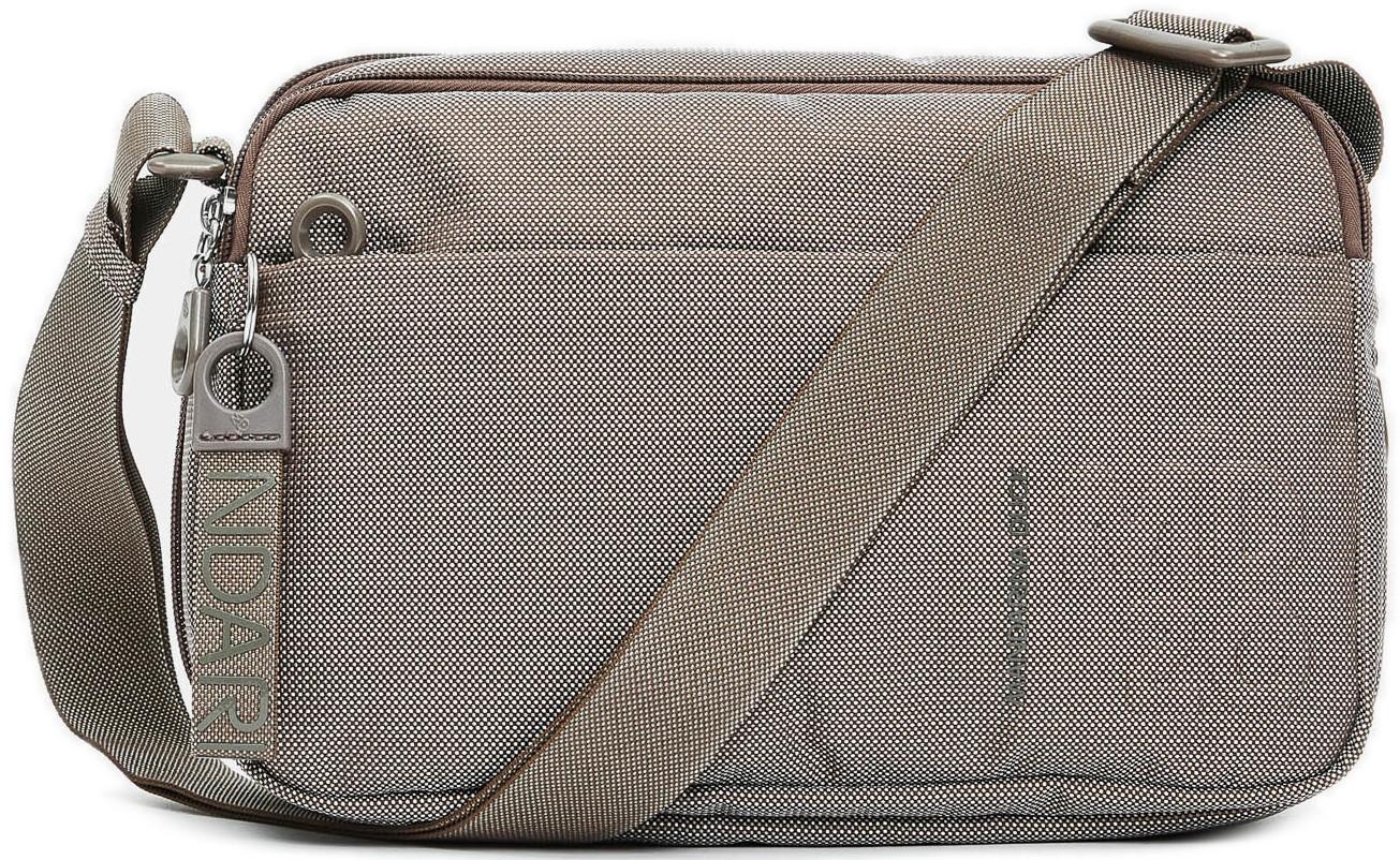 Umhängetasche Mandarina Duck MD20 Taupe zweigeteilt