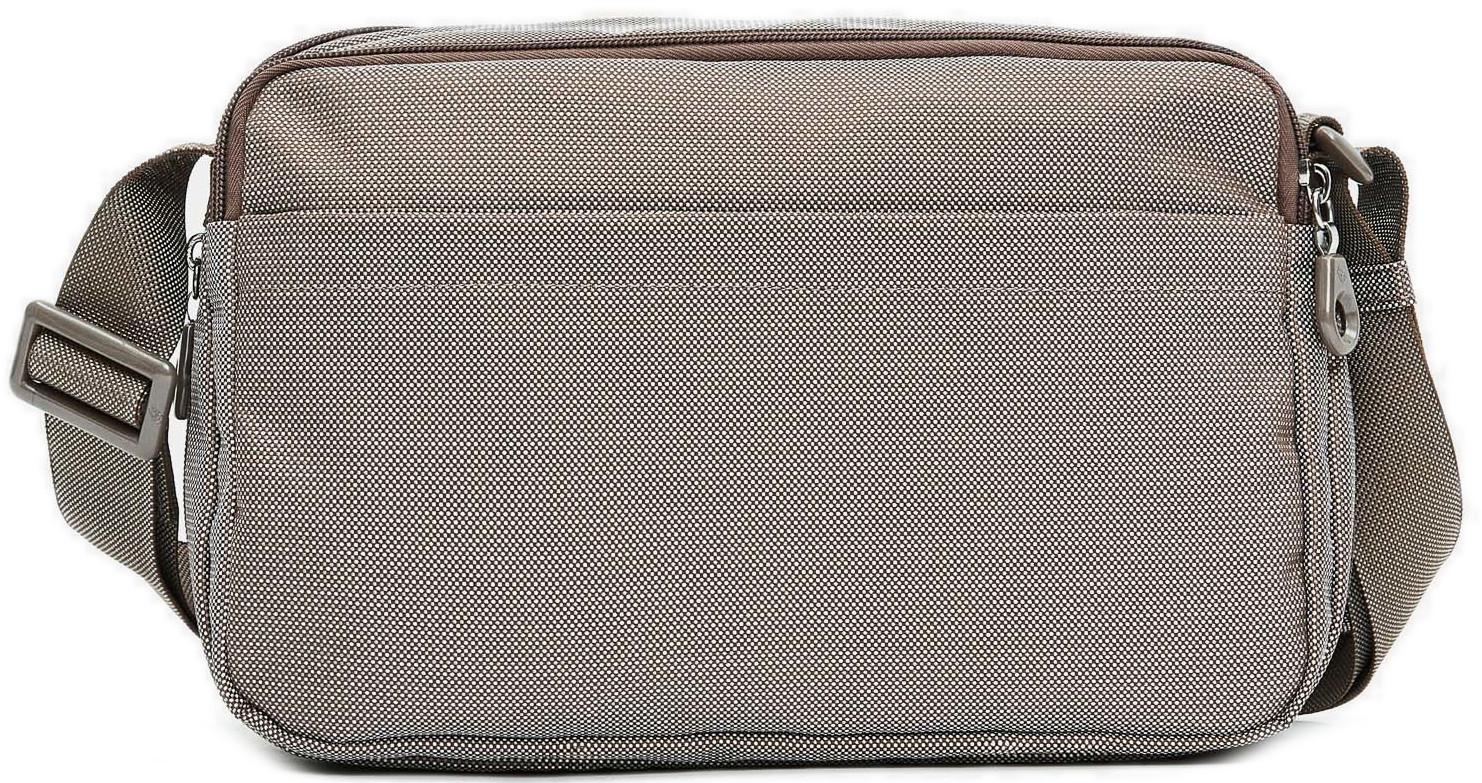 Umhängetasche Mandarina Duck MD20 Taupe zweigeteilt