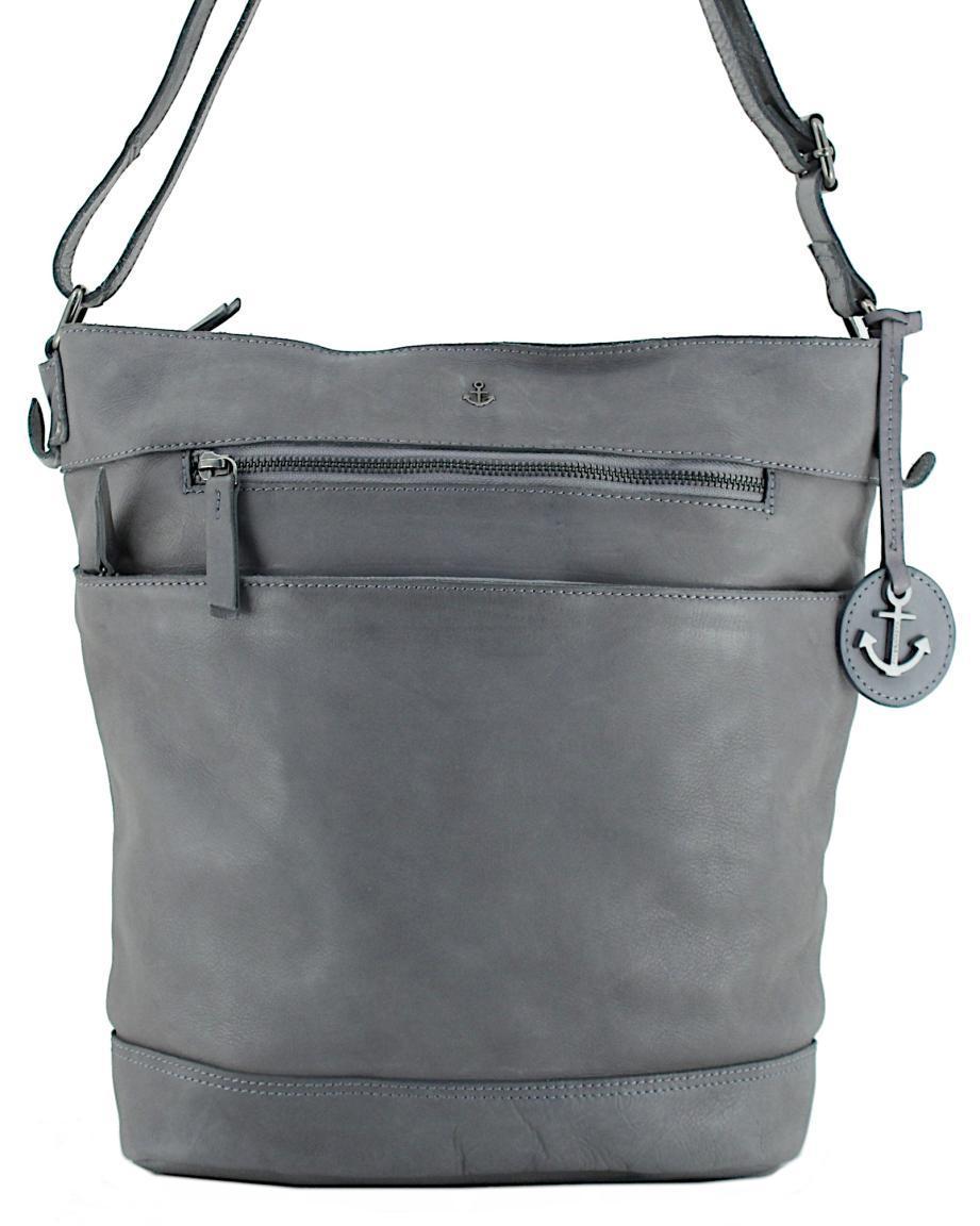 Umhängetasche Minna Anchor Love Harbour2nd Denim rockiges Design Tablet