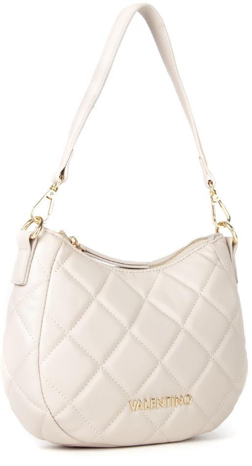 Umhängetasche Steppnähte Valentino Ocarina Ecru hellbeige