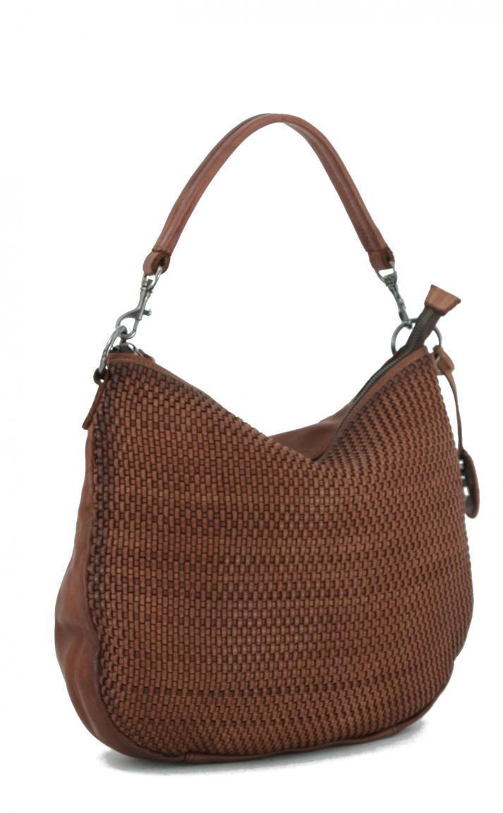 Umhängetasche Trend Harbour 2nd Helene NL Caramel Camelbraun Anhänger